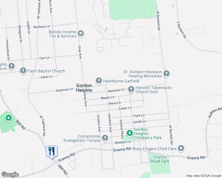 map of restaurants, bars, coffee shops, grocery stores, and more near 37 Barbara Lane in Medford