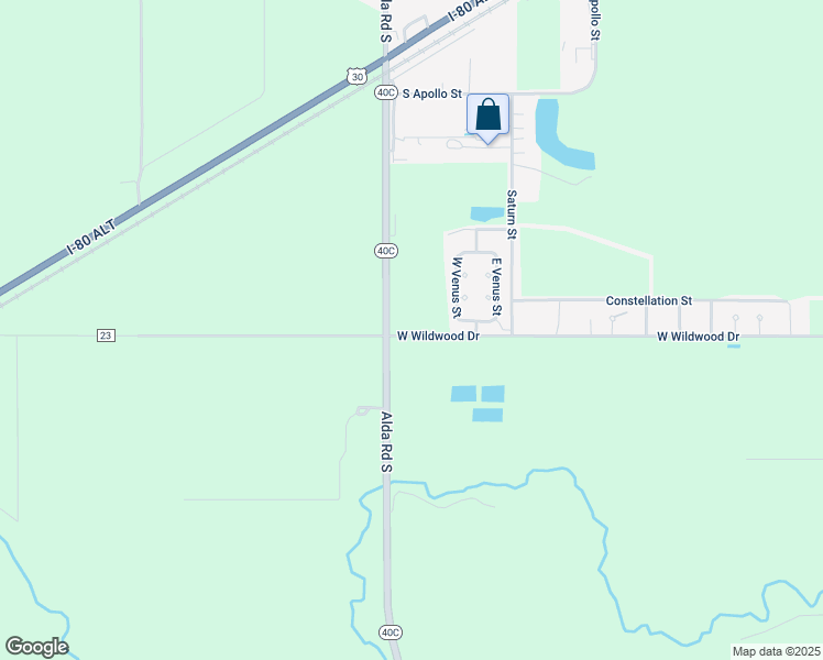 map of restaurants, bars, coffee shops, grocery stores, and more near in Alda