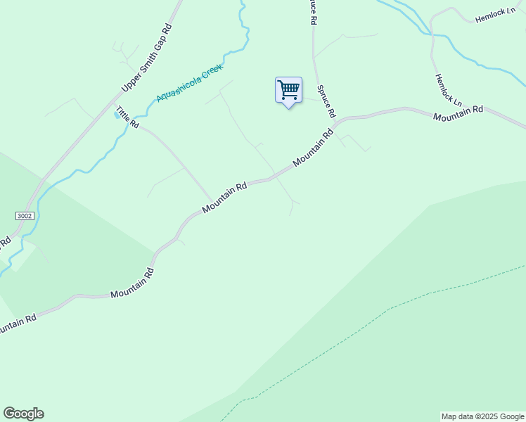 map of restaurants, bars, coffee shops, grocery stores, and more near 3022 Mountain Road in Saylorsburg