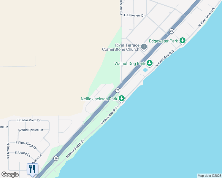map of restaurants, bars, coffee shops, grocery stores, and more near 14122 North River Crest Drive in Chillicothe