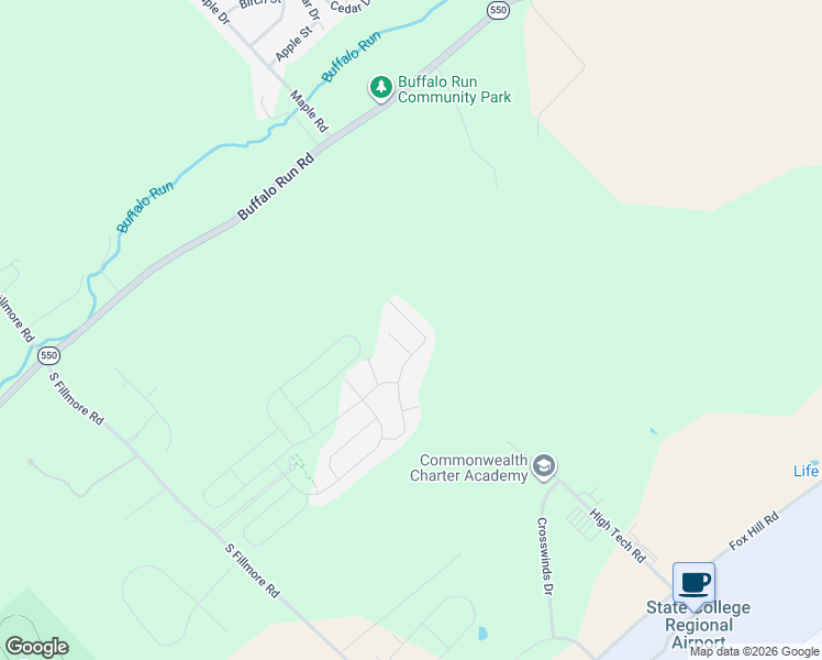 map of restaurants, bars, coffee shops, grocery stores, and more near Rock Forge Road in Wingate