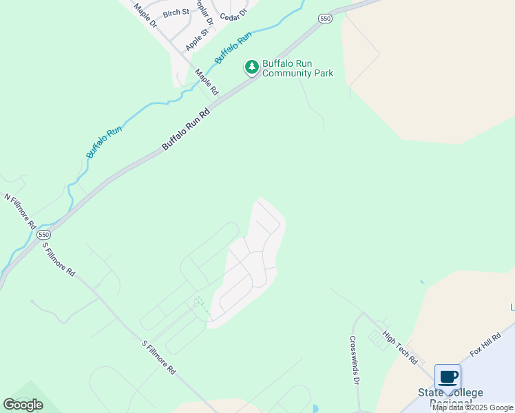 map of restaurants, bars, coffee shops, grocery stores, and more near 122 Gravel Hill Rd in State College
