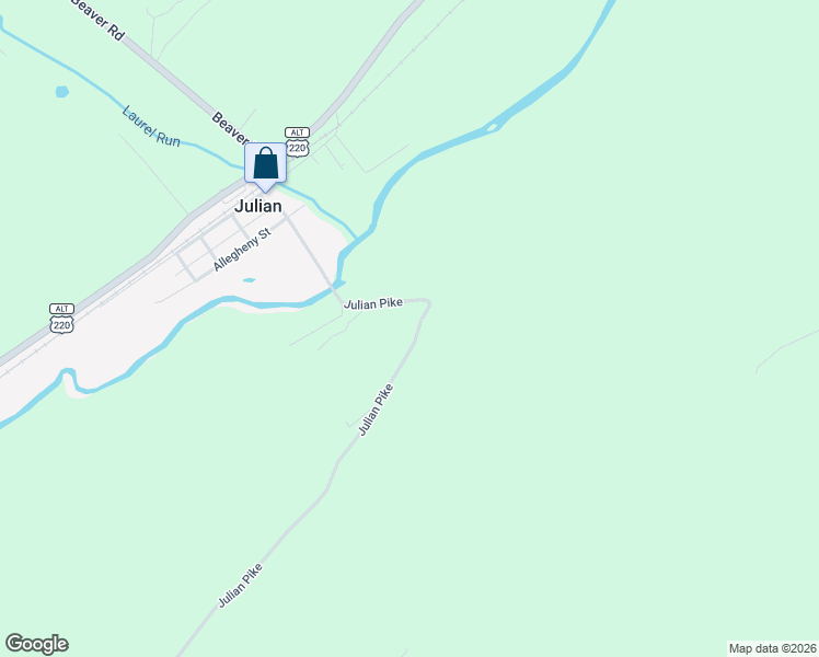 map of restaurants, bars, coffee shops, grocery stores, and more near 143-301 Julian Pike in Port Matilda