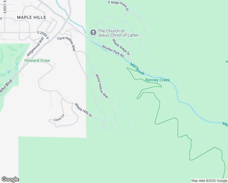 map of restaurants, bars, coffee shops, grocery stores, and more near 2845 Wood Hollow Way in Bountiful
