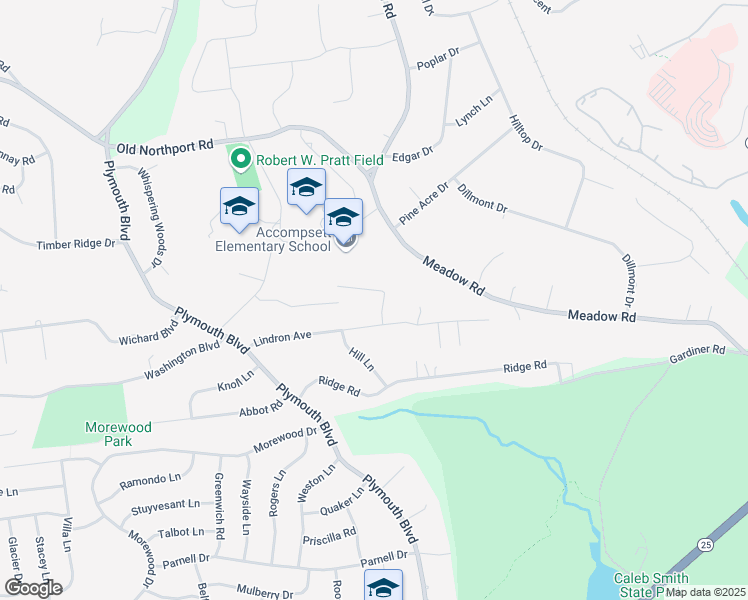 map of restaurants, bars, coffee shops, grocery stores, and more near 321 Lincoln Street in Smithtown