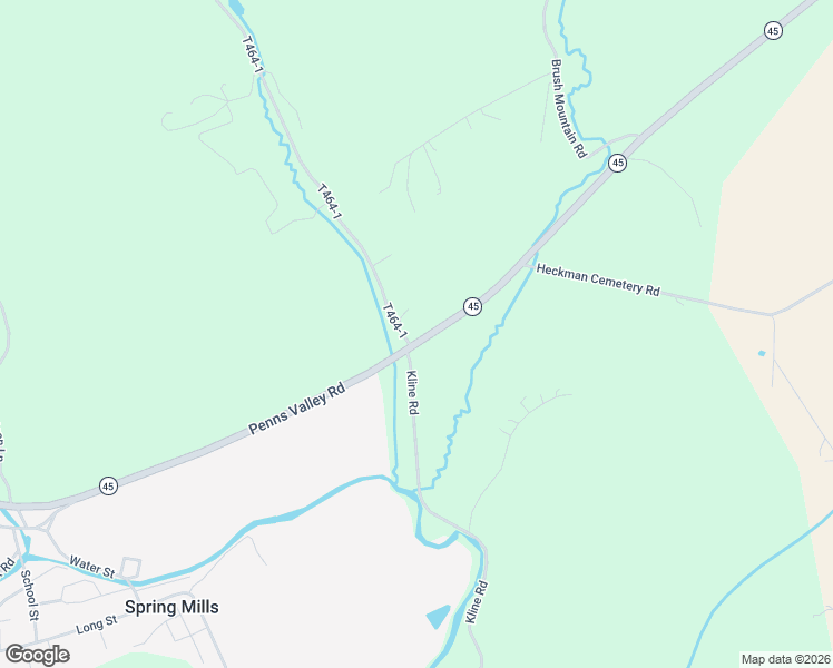 map of restaurants, bars, coffee shops, grocery stores, and more near 4167 Penns Valley Road in Spring Mills