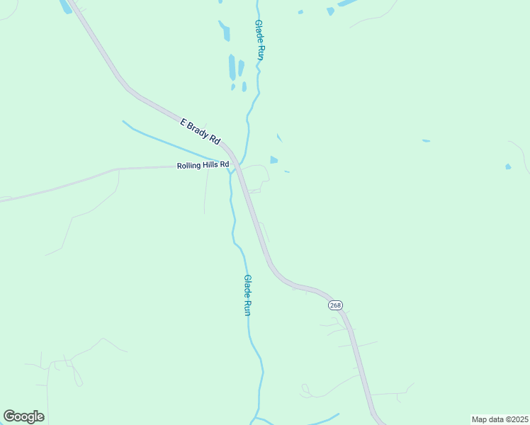 map of restaurants, bars, coffee shops, grocery stores, and more near 590 East Brady Road in Kittanning