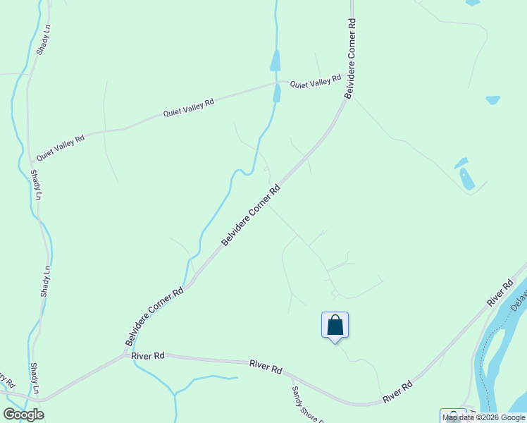 map of restaurants, bars, coffee shops, grocery stores, and more near 415 Belvidere Corner Road in Mount Bethel