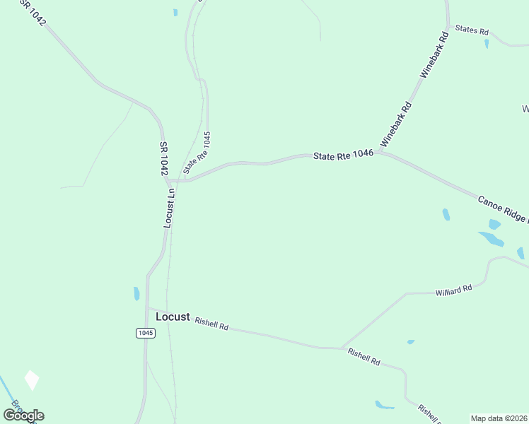 map of restaurants, bars, coffee shops, grocery stores, and more near Canoe Ridge Road in Rossiter