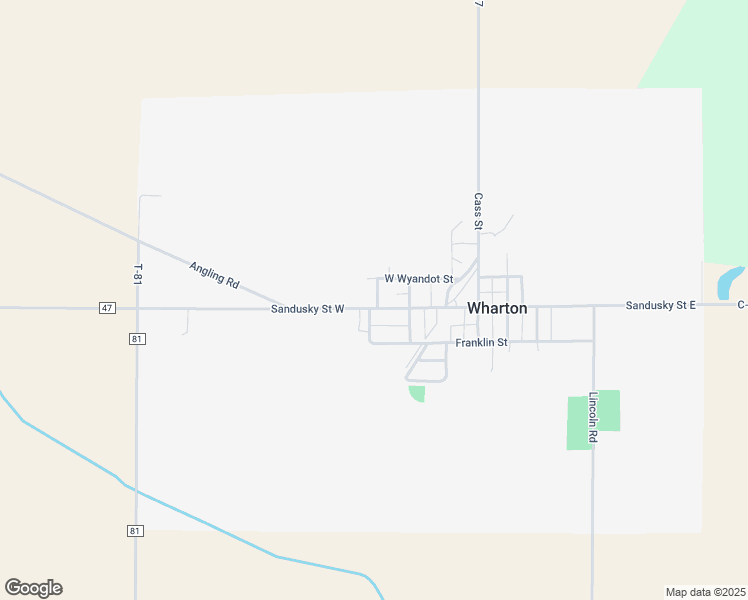 map of restaurants, bars, coffee shops, grocery stores, and more near 324 Sandusky Street West in Wharton