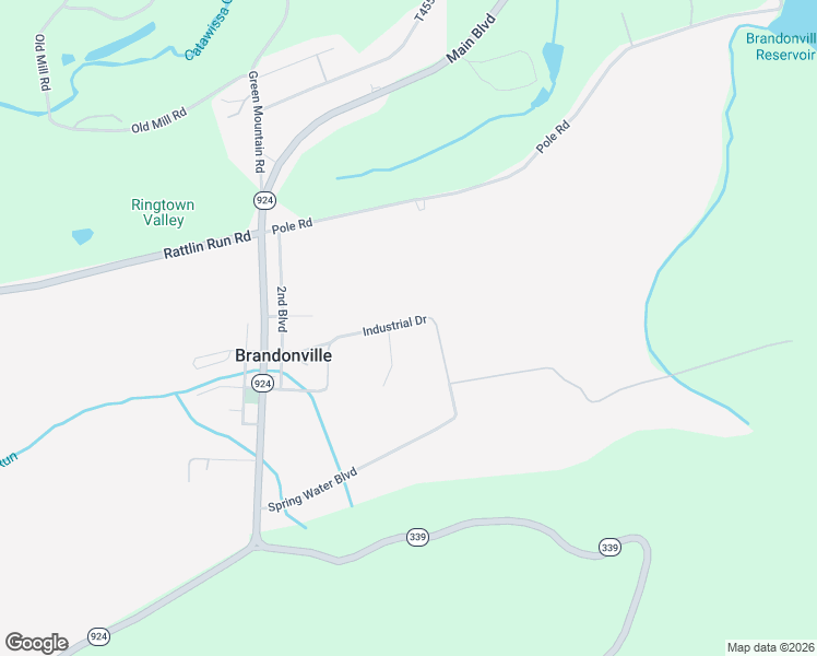 map of restaurants, bars, coffee shops, grocery stores, and more near 160 East Spruce Street in Ringtown