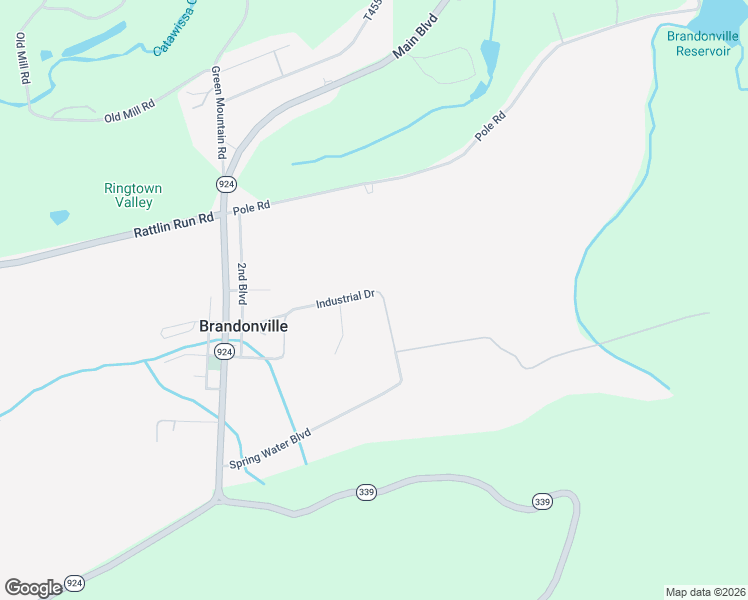 map of restaurants, bars, coffee shops, grocery stores, and more near 160 East Spruce Street in Ringtown