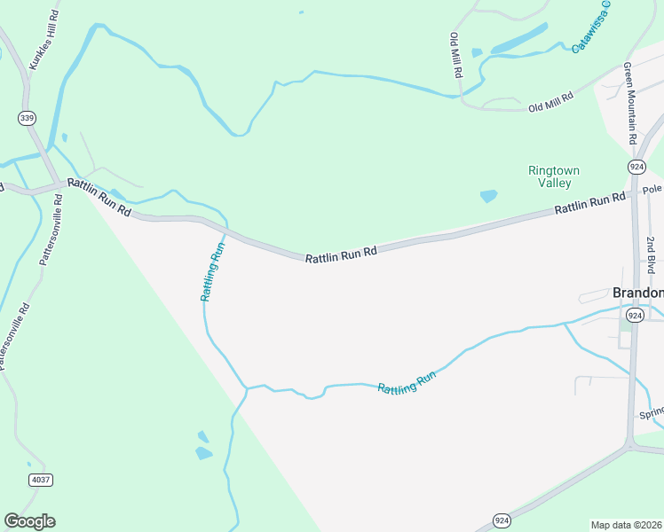 map of restaurants, bars, coffee shops, grocery stores, and more near 518 Rattlin Run Road in Ringtown