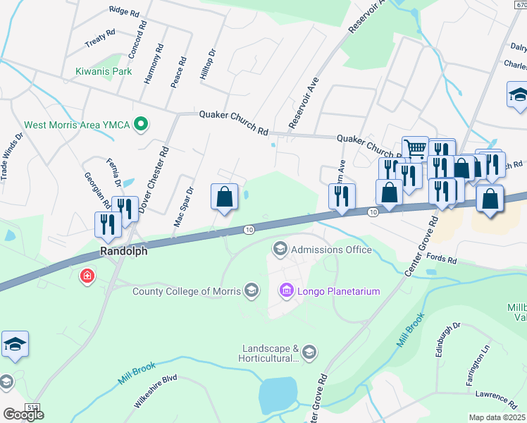 map of restaurants, bars, coffee shops, grocery stores, and more near in 