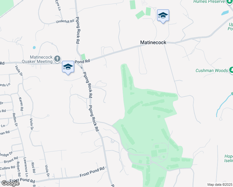 map of restaurants, bars, coffee shops, grocery stores, and more near 112 Piping Rock Road in Locust Valley