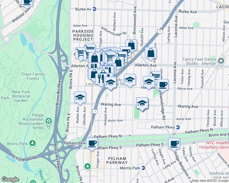 2446 Wallace Avenue, New York NY Walk Score