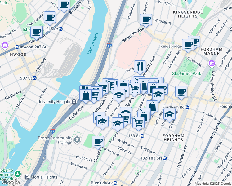 West Fordham Road & Loring Place North, New York NY Walk Score