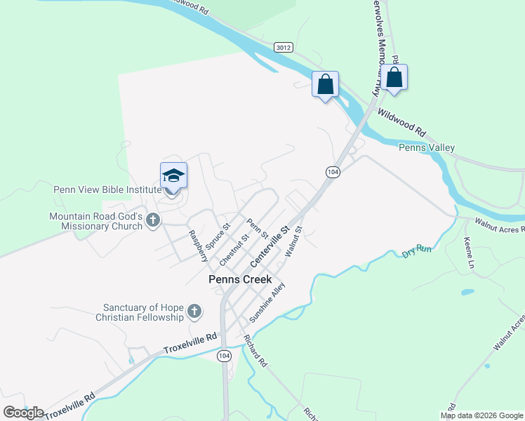 map of restaurants, bars, coffee shops, grocery stores, and more near 31 Walnut Ridge Estates in Middleburg