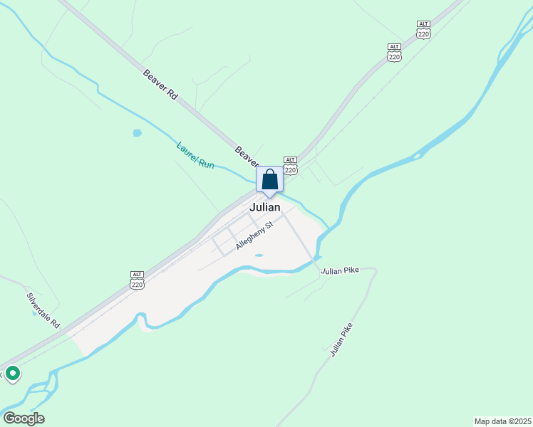 map of restaurants, bars, coffee shops, grocery stores, and more near 1215 Furnace Street in Julian