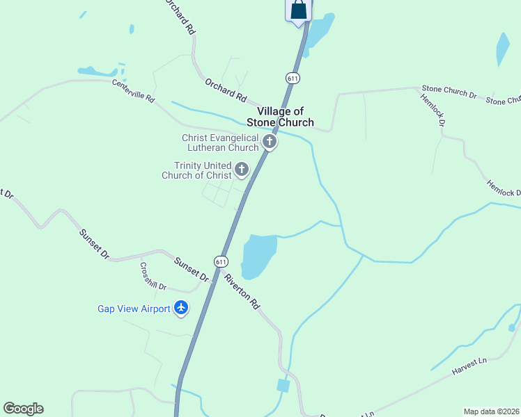 map of restaurants, bars, coffee shops, grocery stores, and more near 613 North Delaware Drive in Mount Bethel
