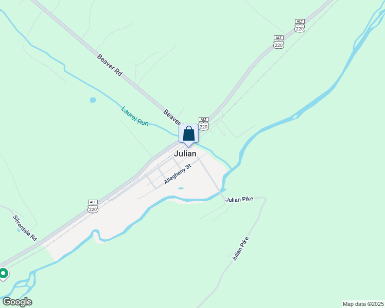 map of restaurants, bars, coffee shops, grocery stores, and more near in Julian