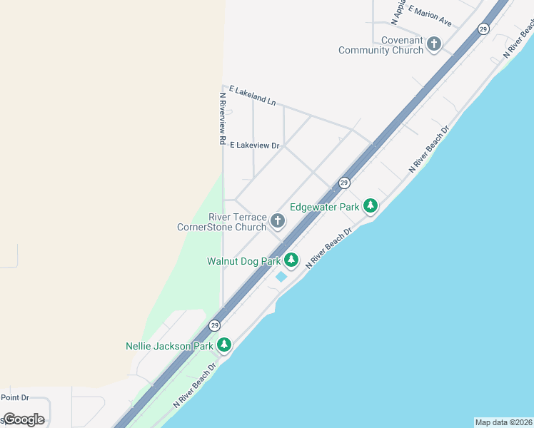 map of restaurants, bars, coffee shops, grocery stores, and more near 14513 North Grandview Drive in Chillicothe