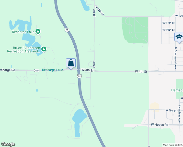 map of restaurants, bars, coffee shops, grocery stores, and more near 69 York Mobile Plaza in York