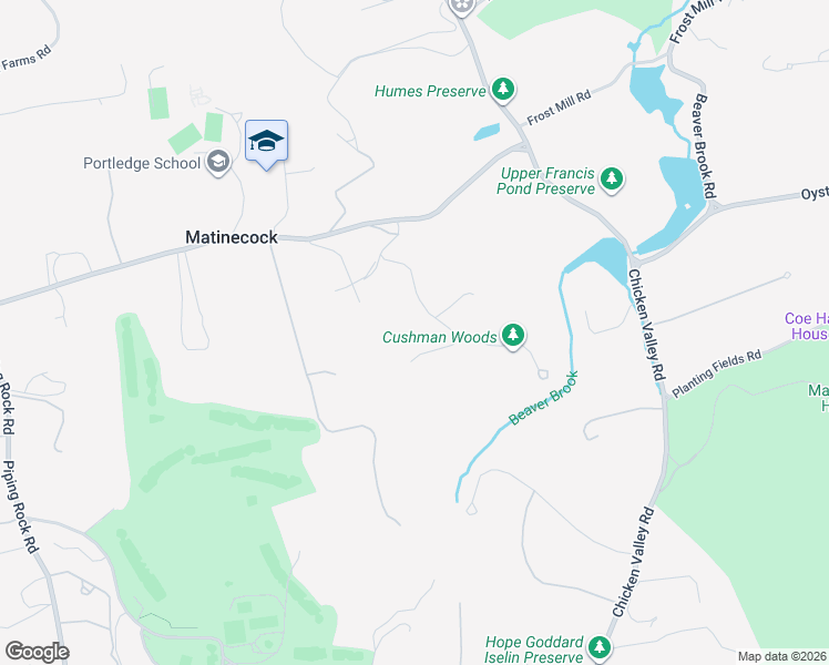 map of restaurants, bars, coffee shops, grocery stores, and more near 490 Duck Pond Road in Locust Valley