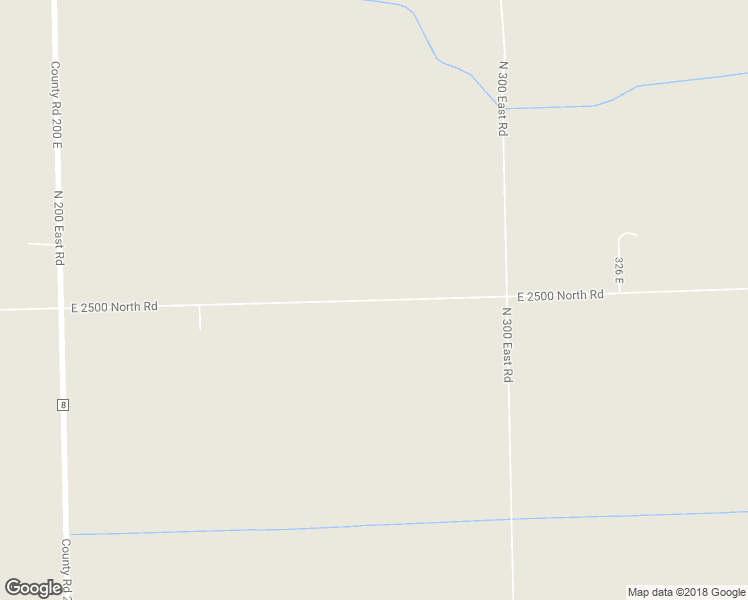 map of restaurants, bars, coffee shops, grocery stores, and more near 270 East 2500 North Road in Ashkum