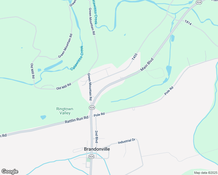map of restaurants, bars, coffee shops, grocery stores, and more near 190 Main Boulevard in Ringtown