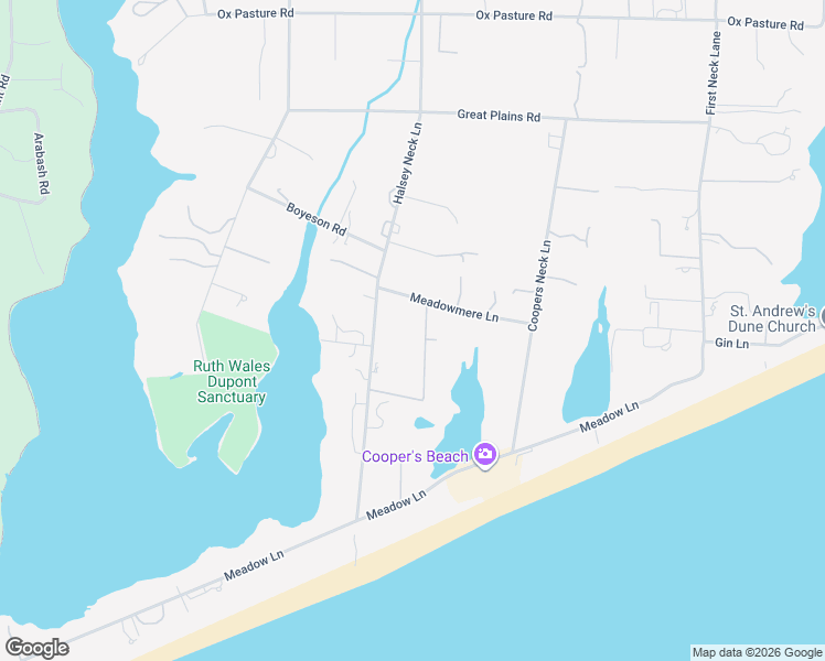 map of restaurants, bars, coffee shops, grocery stores, and more near 31 Meadowmere Pl in Southampton