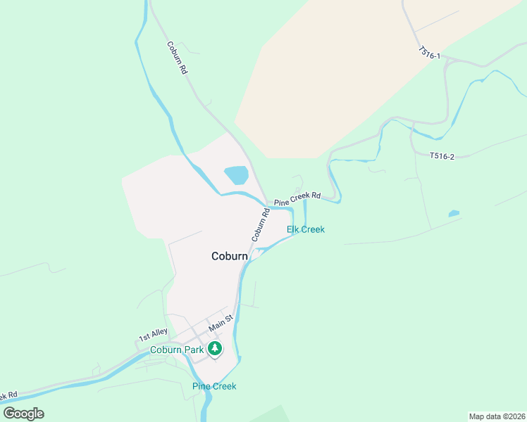 map of restaurants, bars, coffee shops, grocery stores, and more near State Route 2011 in Coburn