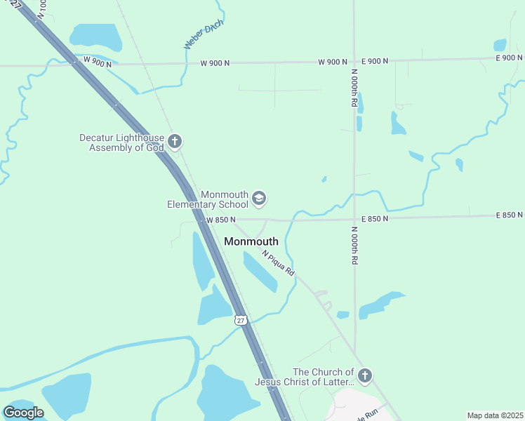 map of restaurants, bars, coffee shops, grocery stores, and more near 251 West 850 North in Decatur
