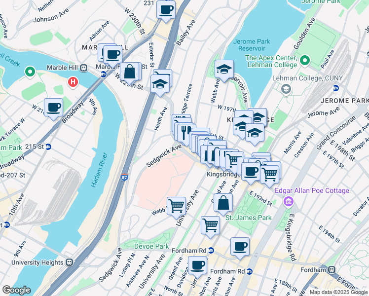 145 West Kingsbridge Road, New York NY Walk Score