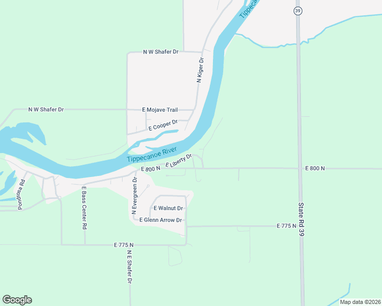 map of restaurants, bars, coffee shops, grocery stores, and more near 5969-6057 East Liberty Drive in Monticello