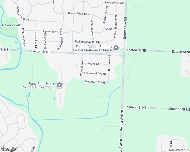 map of restaurants, bars, coffee shops, grocery stores, and more near 3845 Teakwood Street Northeast in Canton