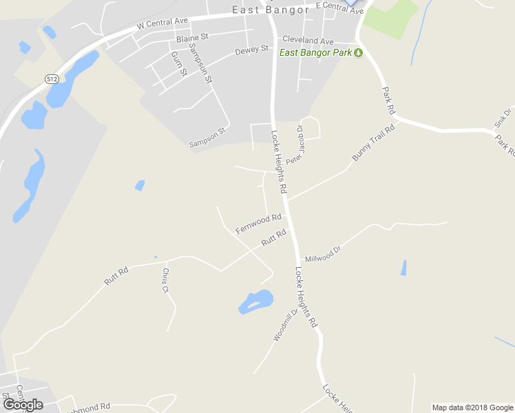 map of restaurants, bars, coffee shops, grocery stores, and more near 30 Birchwood Road in Bangor