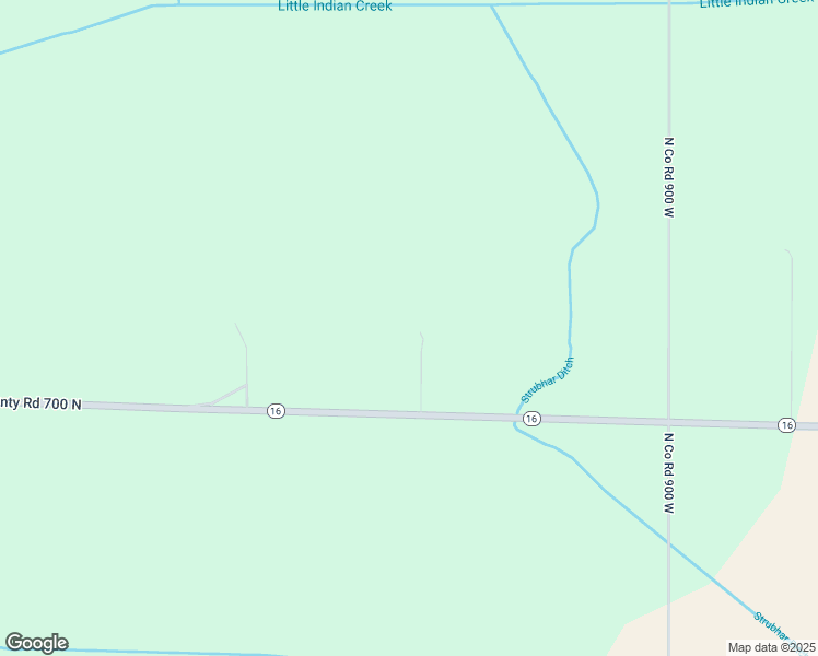 map of restaurants, bars, coffee shops, grocery stores, and more near 9560 Indiana 16 in Royal Center