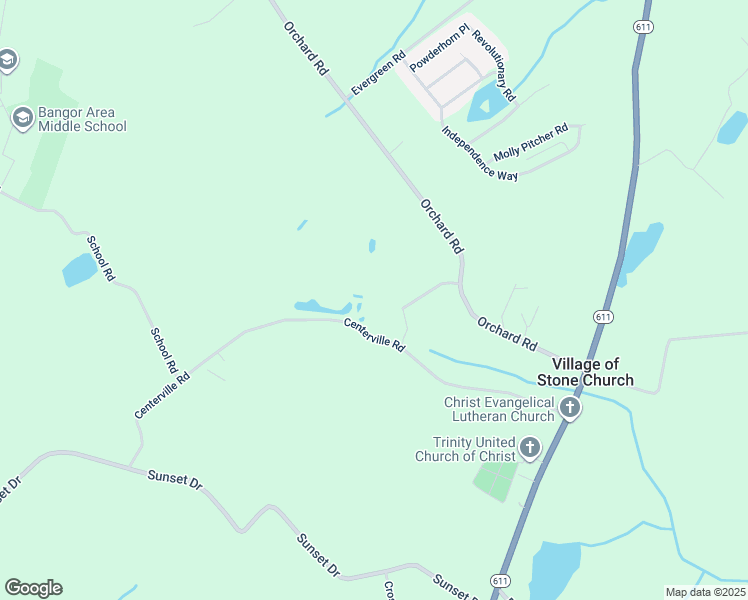 map of restaurants, bars, coffee shops, grocery stores, and more near 315 Centerville Drive in Mount Bethel