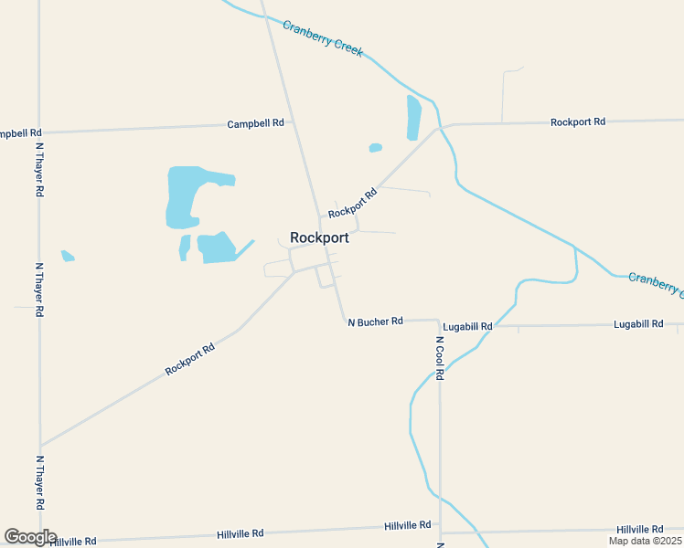 map of restaurants, bars, coffee shops, grocery stores, and more near Blue St in Columbus Grove
