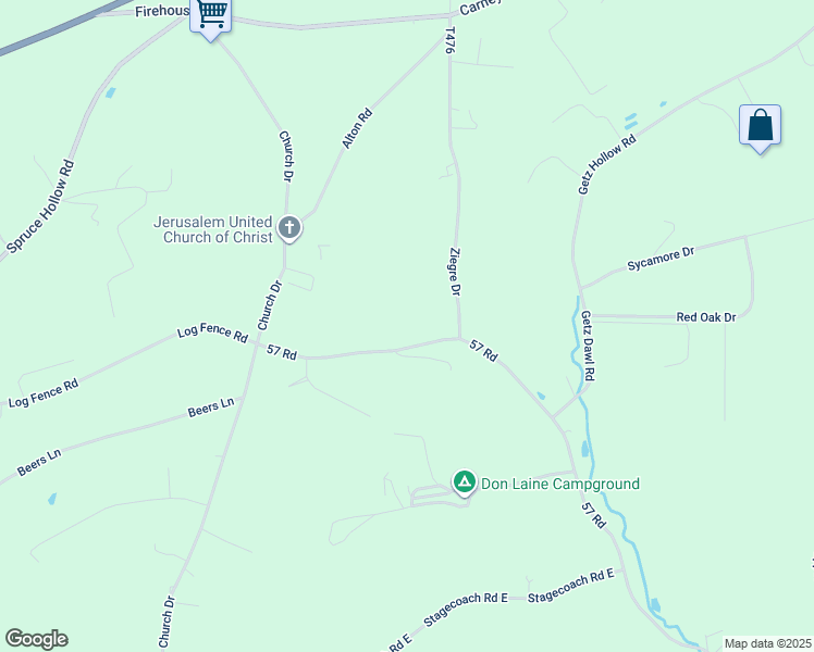 map of restaurants, bars, coffee shops, grocery stores, and more near 57 Drive in Palmerton