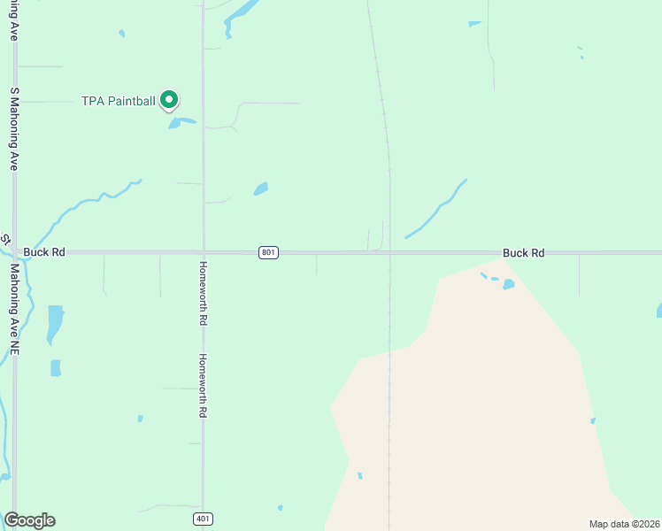 map of restaurants, bars, coffee shops, grocery stores, and more near 22791 Buck Road in Alliance