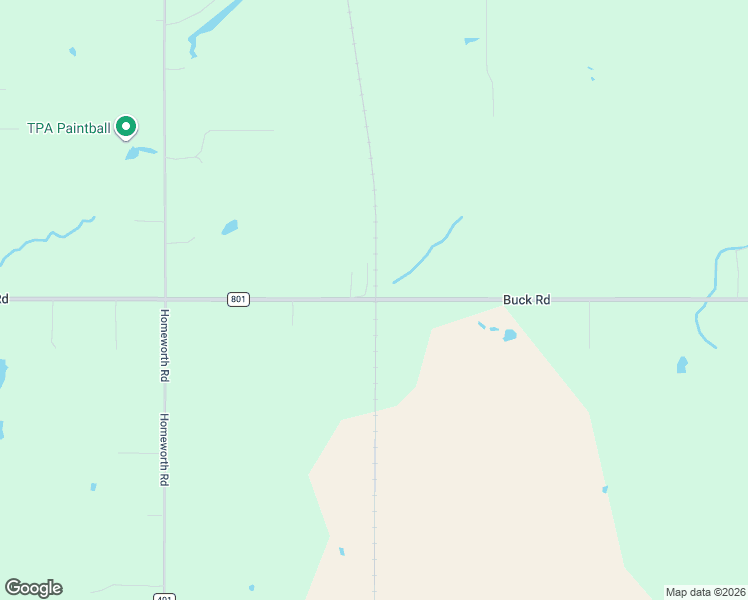 map of restaurants, bars, coffee shops, grocery stores, and more near 22791 Buck Road in Alliance