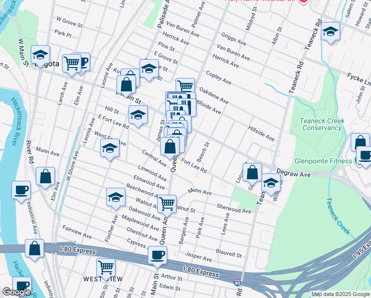 294 Hickory Street, Teaneck NJ Walk Score