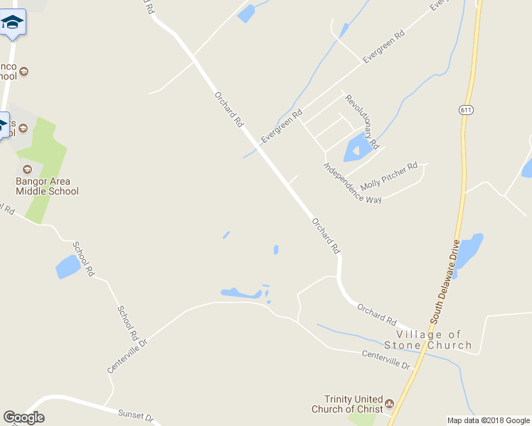 map of restaurants, bars, coffee shops, grocery stores, and more near 452 Orchard Road in Mount Bethel