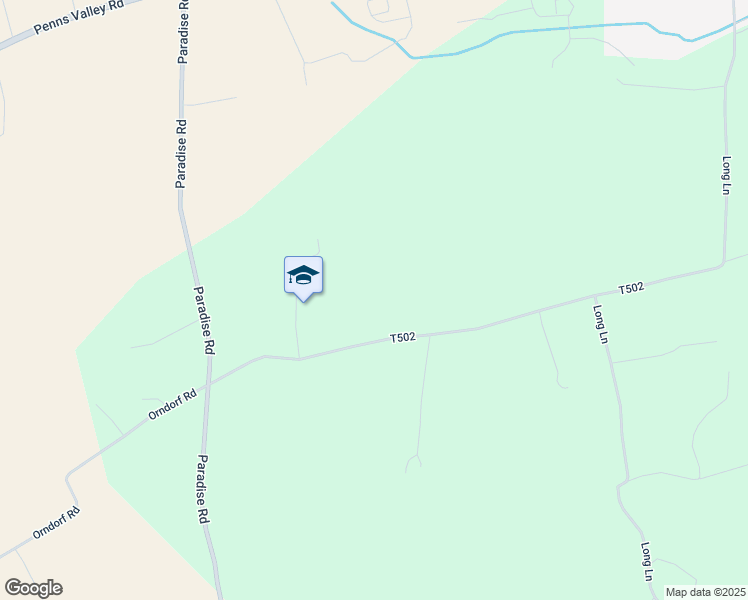 map of restaurants, bars, coffee shops, grocery stores, and more near 191 Big Oak Lane in Spring Mills