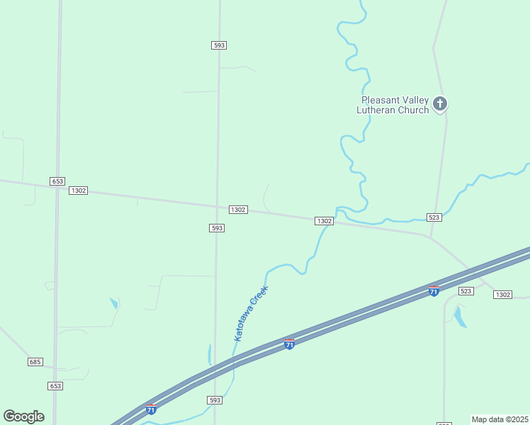map of restaurants, bars, coffee shops, grocery stores, and more near 573 Ashland Co Road in Ashland