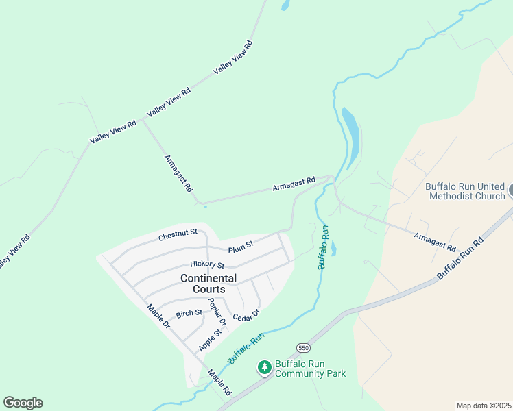 map of restaurants, bars, coffee shops, grocery stores, and more near 450 Armagast Road in Bellefonte