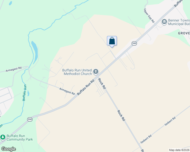 map of restaurants, bars, coffee shops, grocery stores, and more near 1434-1444 Buffalo Run Road in Bellefonte