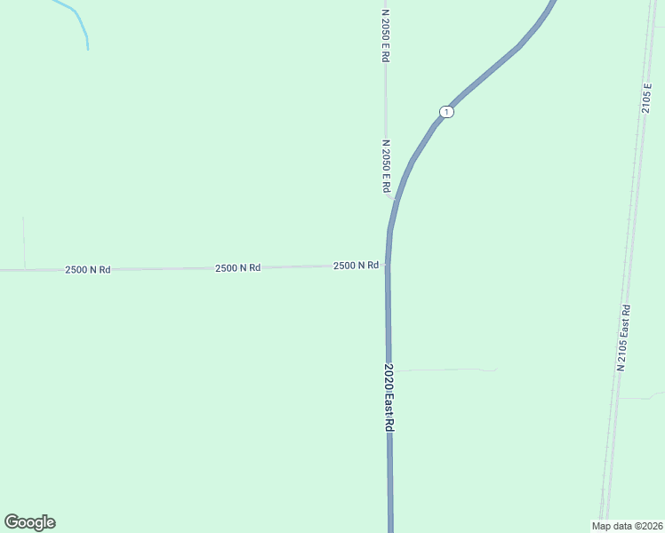 map of restaurants, bars, coffee shops, grocery stores, and more near 2001-2049 2500 North Road in Watseka